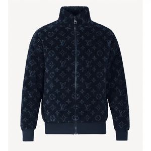 Louis Vuitton 100% authentic Mens Monogram Jacquard Fleece Zip Jacket